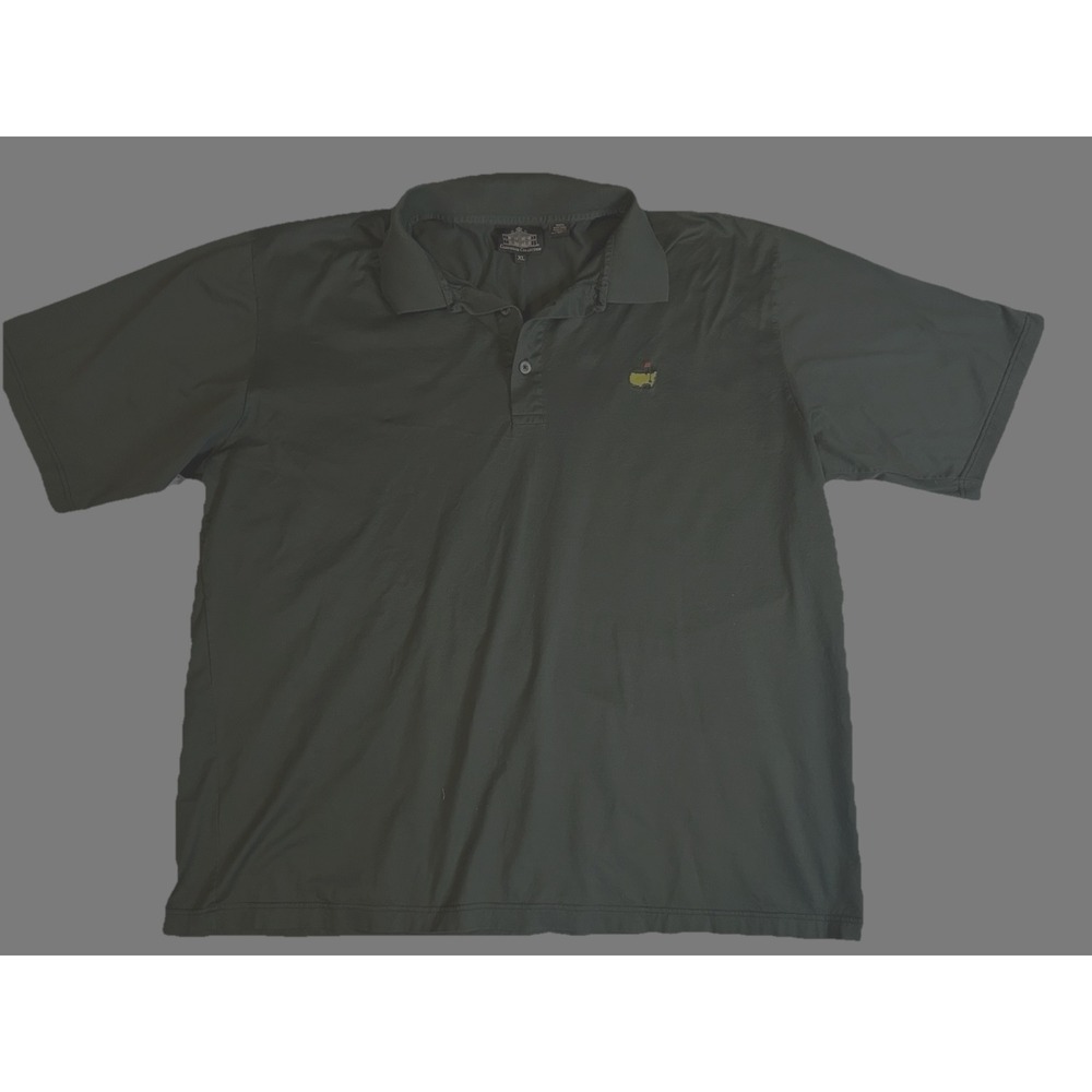 Clubhouse Collection Men's XL Golf Green Short Sleeves Polo Shirt Made In Italy